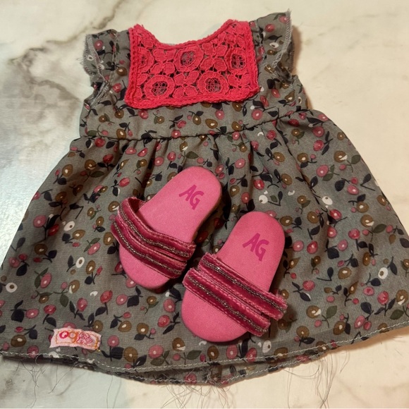 OG Dolls Sundress and AG Sandals - Picture 1 of 3